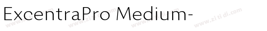 ExcentraPro Medium字体转换